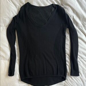Lululemon black knit sweater